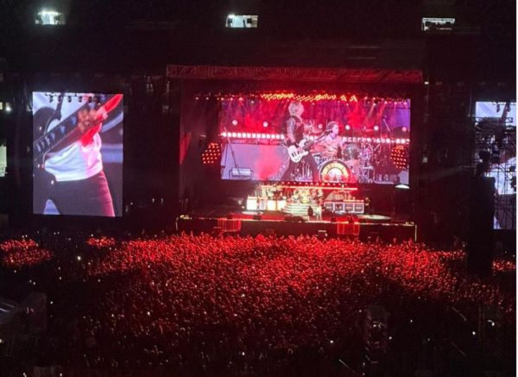 Guns N' Roses faz show histórico em Cuiabá com mais de 3h de rock; veja | RDNEWS - Portal de notícias de MT