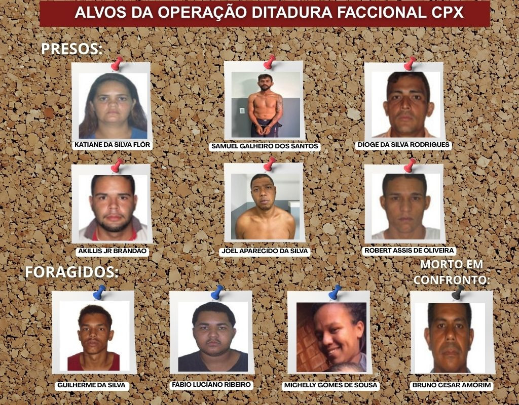 Alvos da operaï¿½ï¿½o ditadura faccional